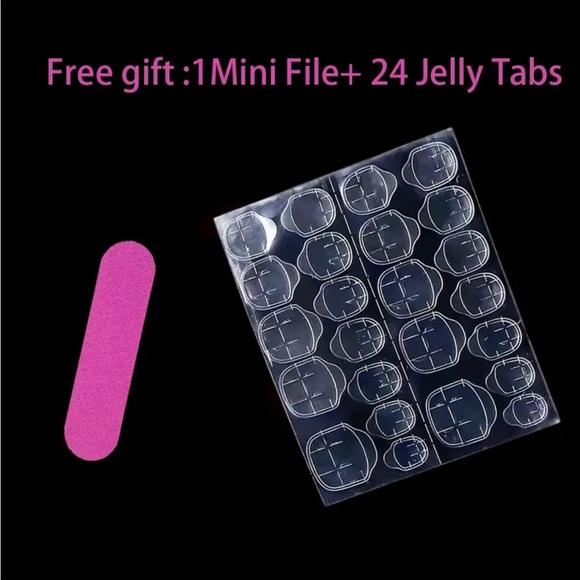 ๐ Host Pick ๐ Glossy Purple Chrome Press On Nails - 24 Pieces - Picture 5 of 6